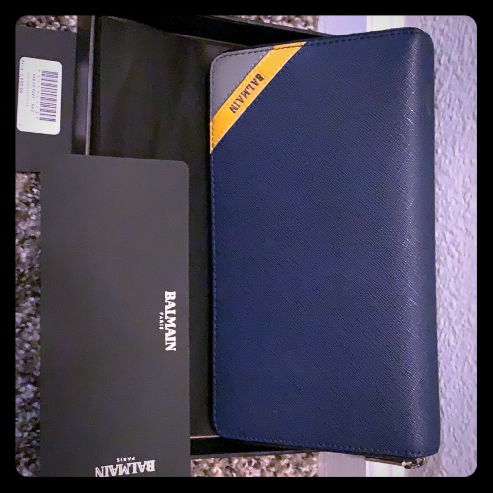 Balmain Safiyan Leather Wallet